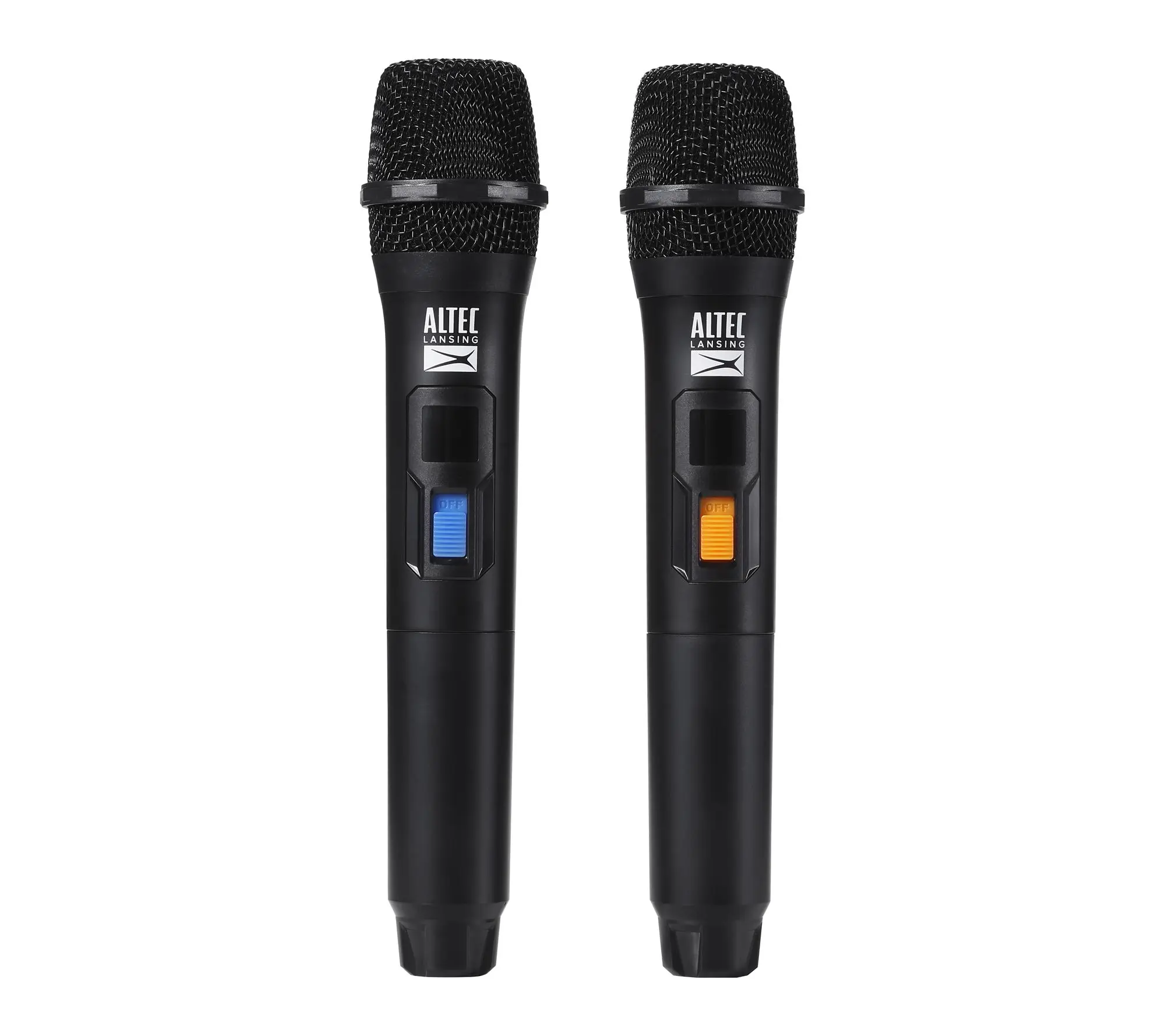 Two included wireless microphones