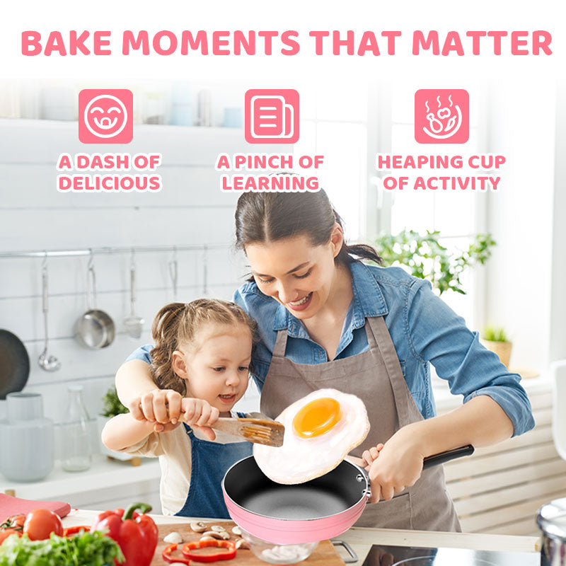 Children's Real Cooking Mini Kitchen Toys - 22 PCS Set
