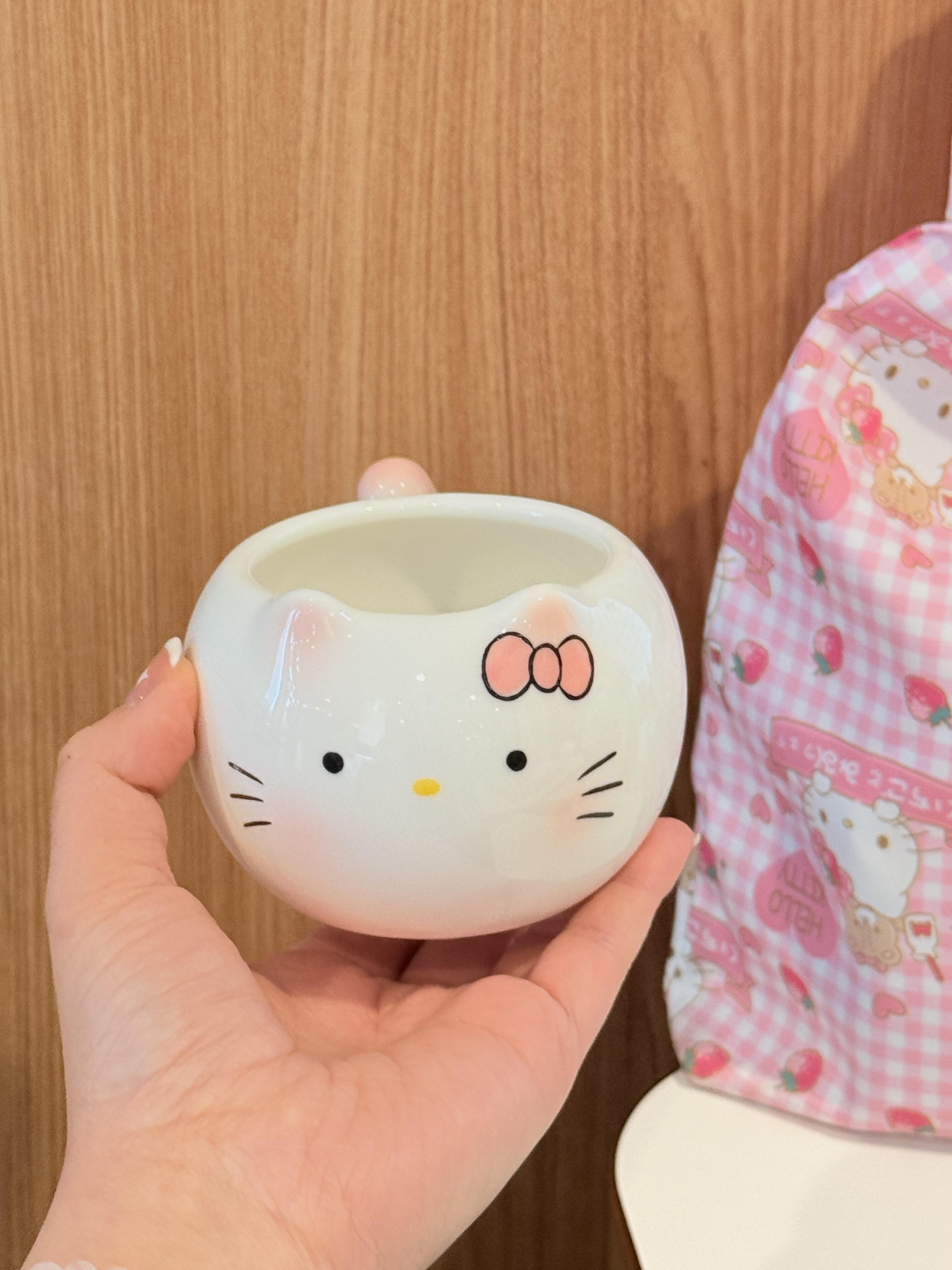 Hellokitty Cute Ceramic Coffee Mug Christmas Birthday Novelty Gifts for Women Kids