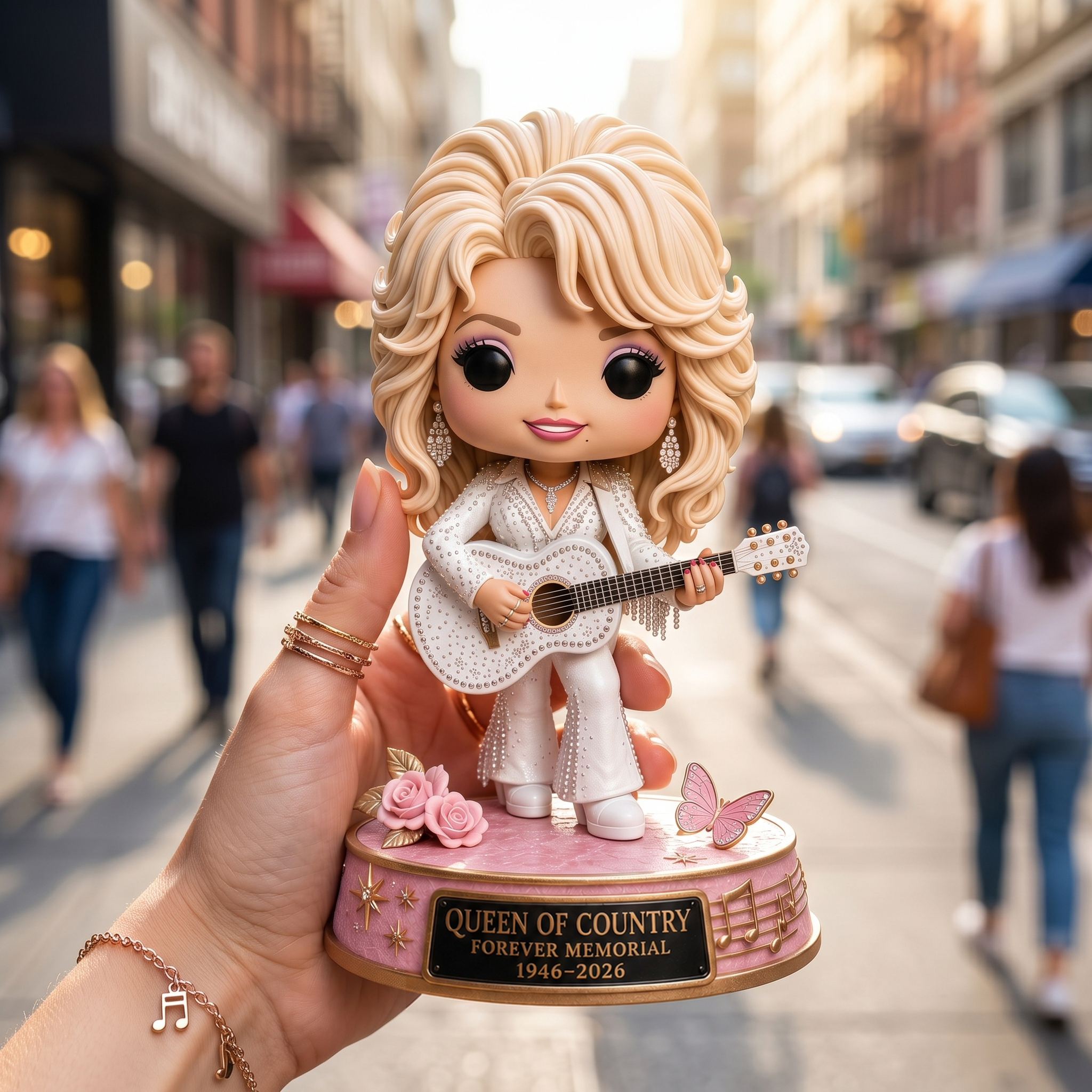 Dolly Parton Memorial Pop Figure