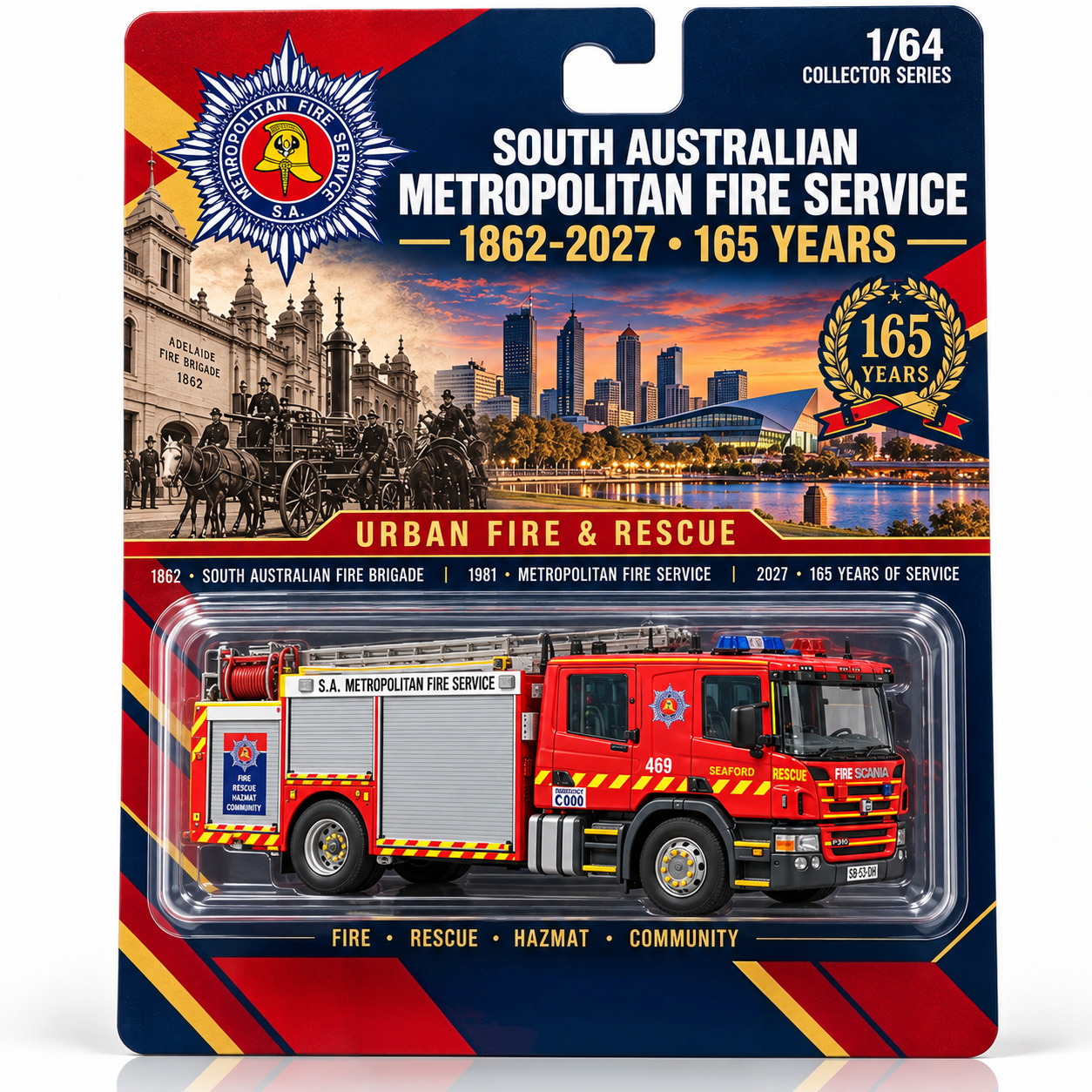 SA Metropolitan Fire Service 165 Years Heavy Urban Pumper Edition