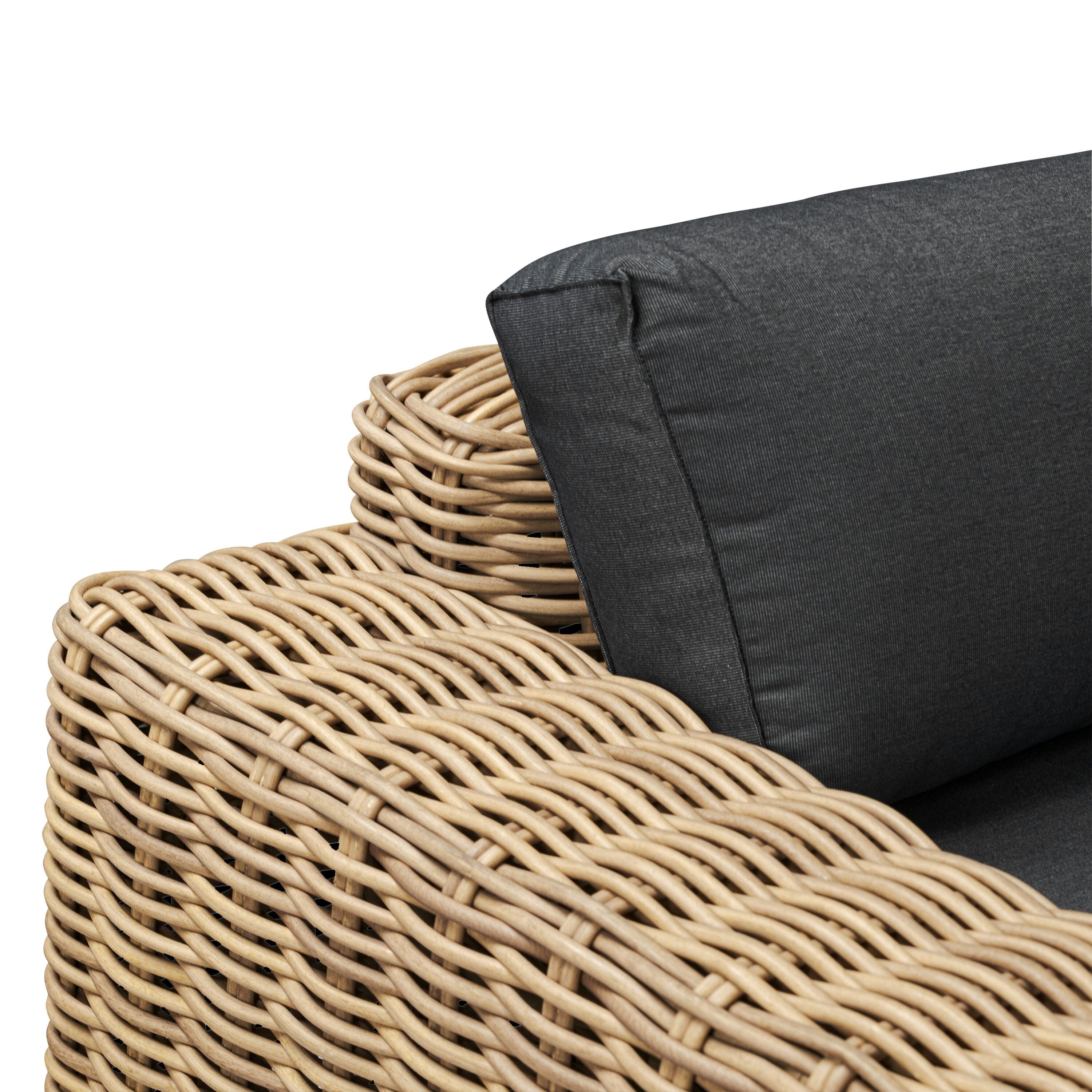 Poly & Bark Puglia Outdoor/Patio Corner Sectional Set with Coffee Table