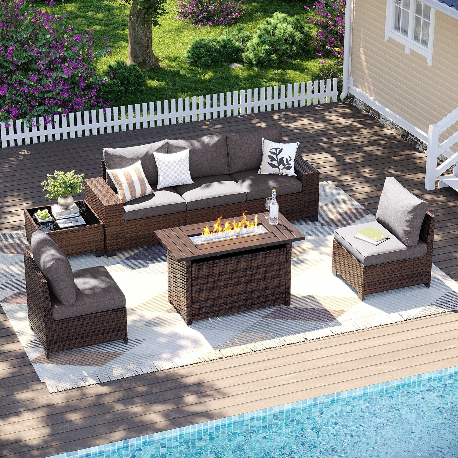 Patio Furniture Set , Outdoor Sectional Sofa Set