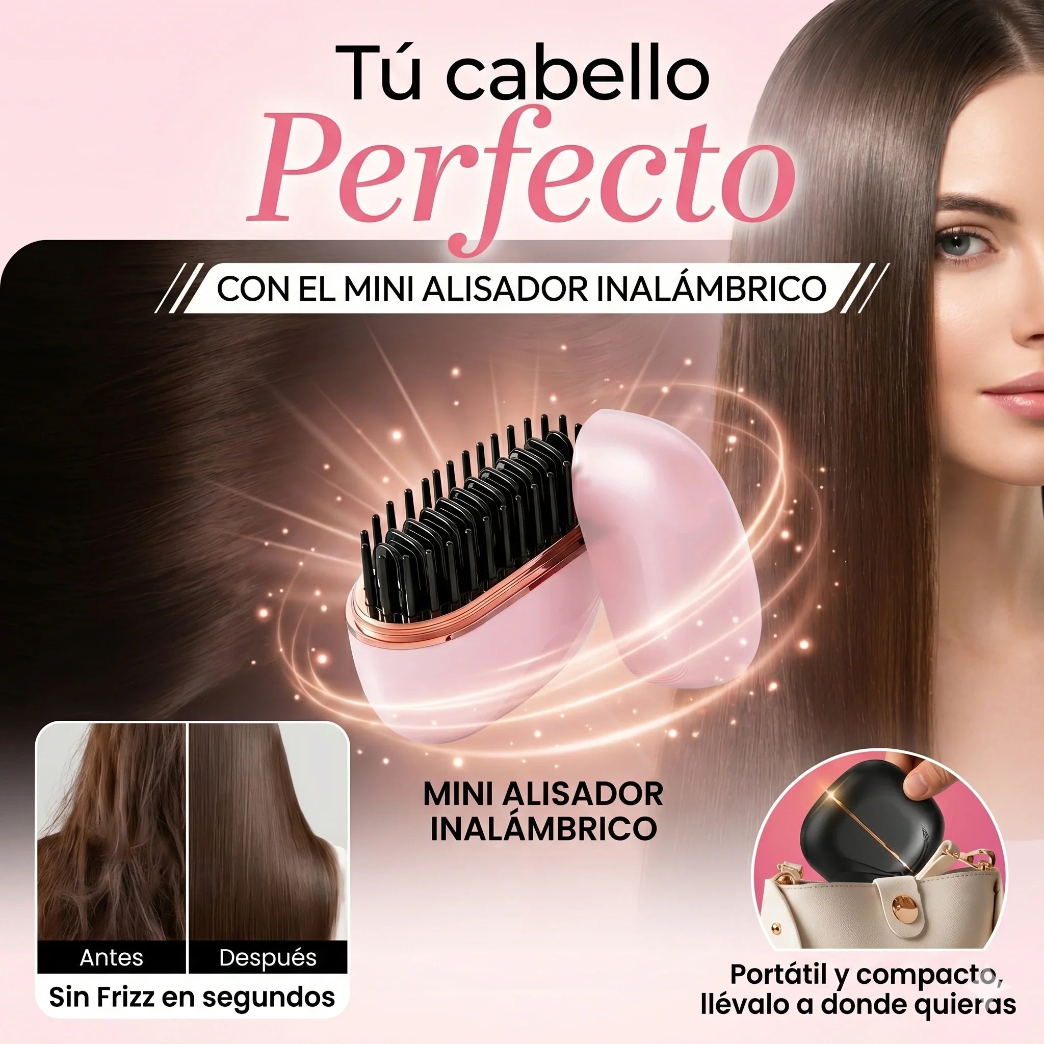✨ Mini Hair Straightening Comb