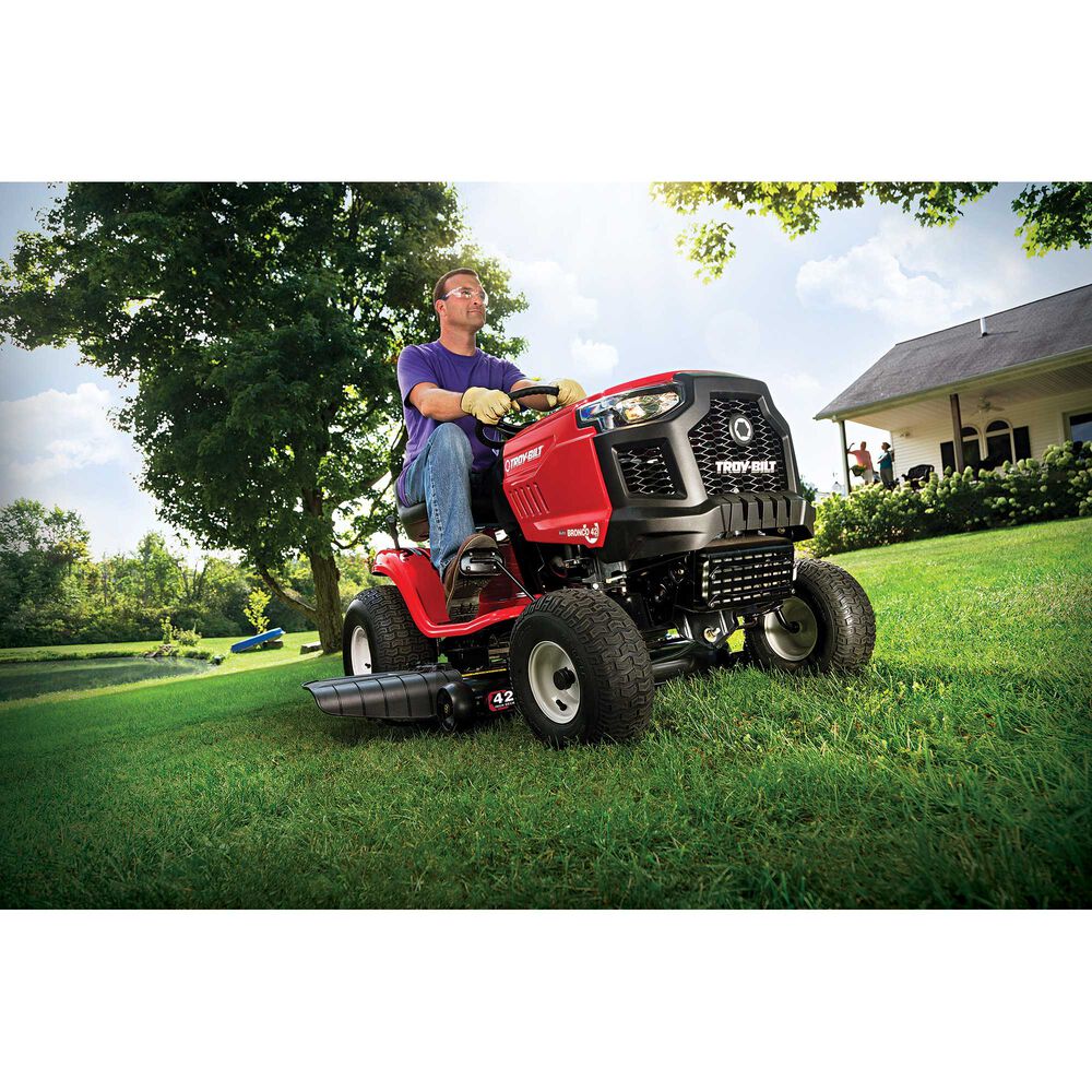 42 in. 547CC Engine Automatic Drive Gas Riding Lawn Mower