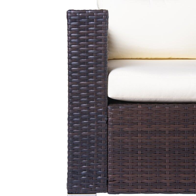Jahala Wicker/Rattan 6 - Person Seating Group with Cushions