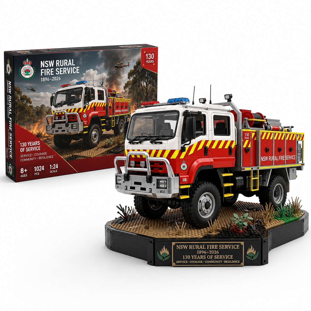 130th Anniversary Brick-built Fire Truck
