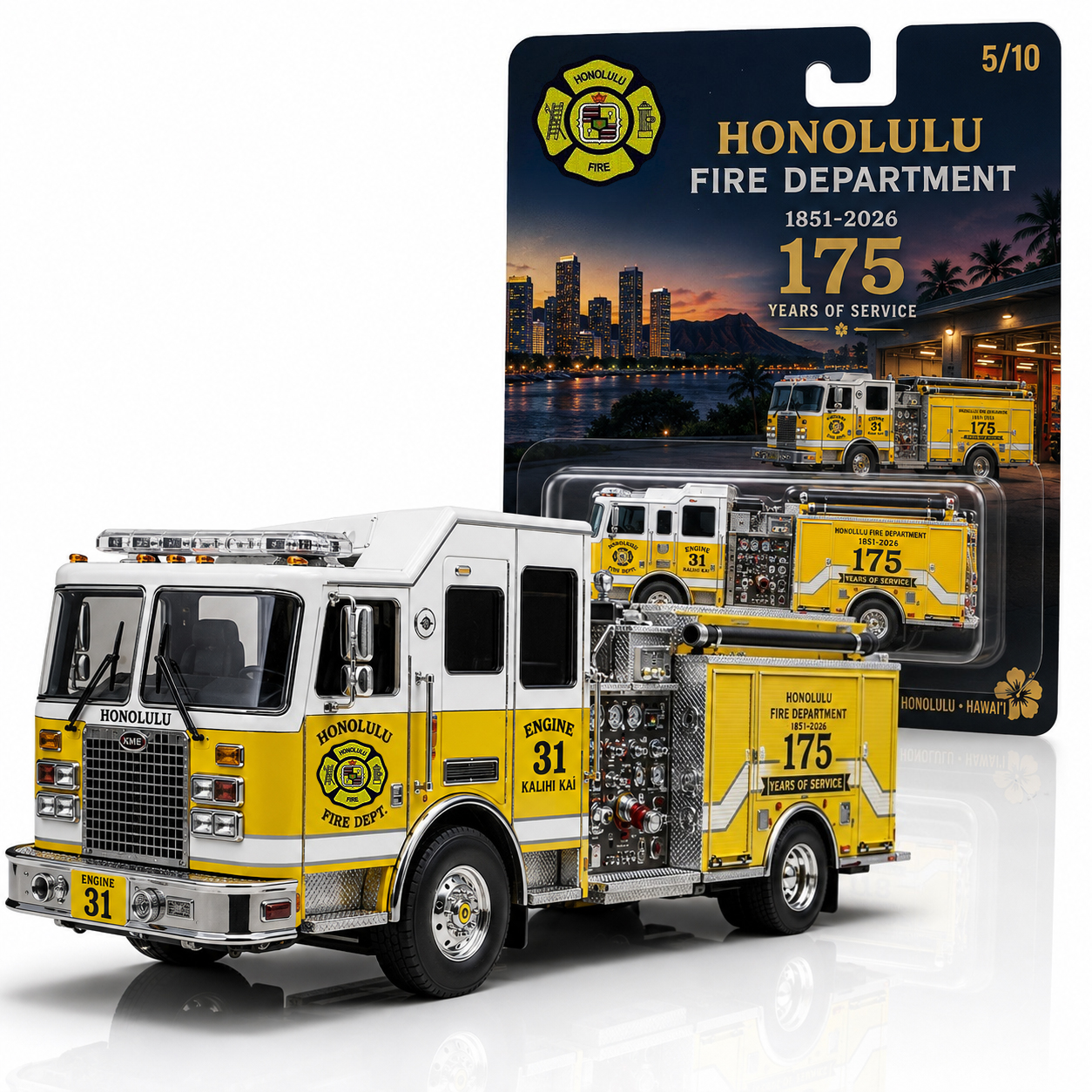 Honolulu Fire Department 175th Anniversary Fire Truck Edition