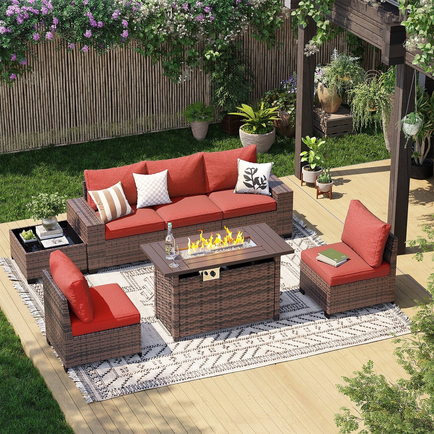 Patio Furniture Set , Outdoor Sectional Sofa Set
