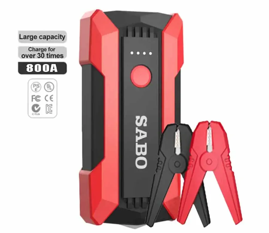 Portable Car Jump Starter with Force Start Function