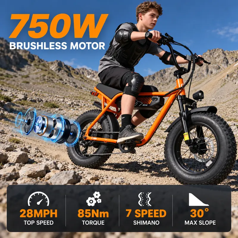 🔥Last Chance Sale🔥V101 1500W Fat Tire Electric Bike