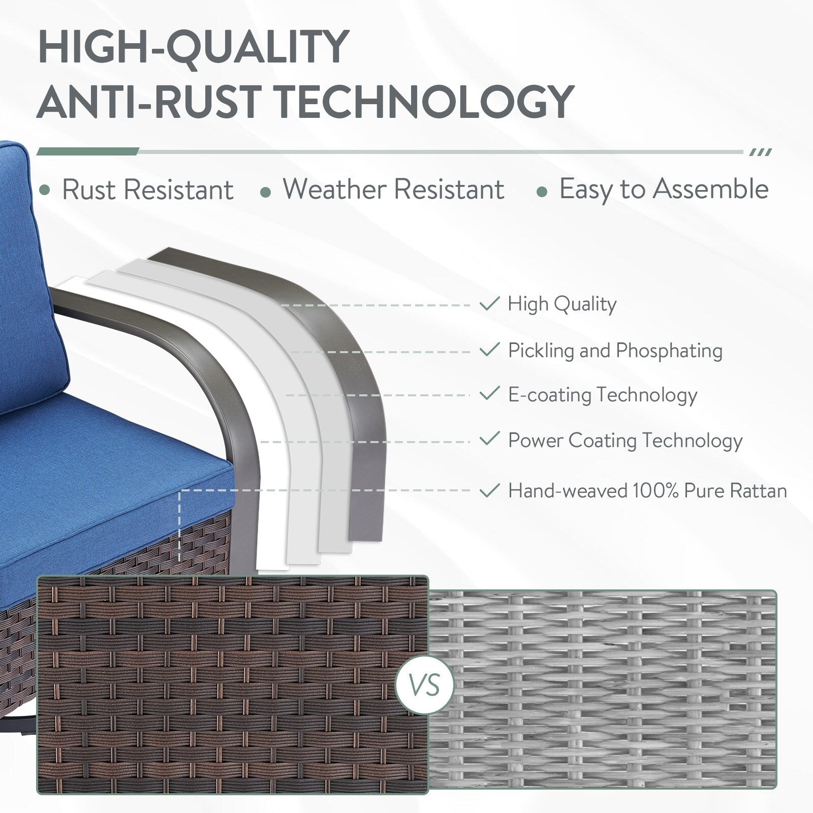 Outdoor Patio Chair with Fire Pit Table Set