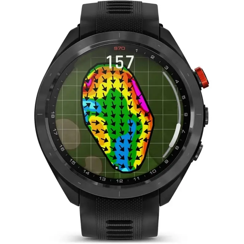 Spring Sale⛳S70 (White, 42mm) Golf GPS Watch Bundle