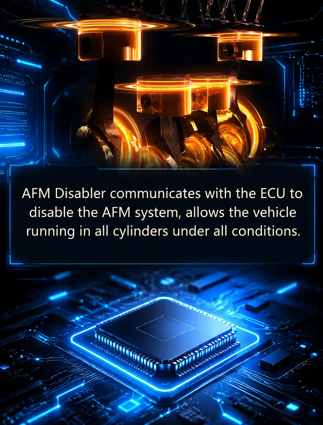 AFM/DFM Disable Module | Plug & Play Engine Upgrade for 5.3 6.2 V6 V8 2007-2022