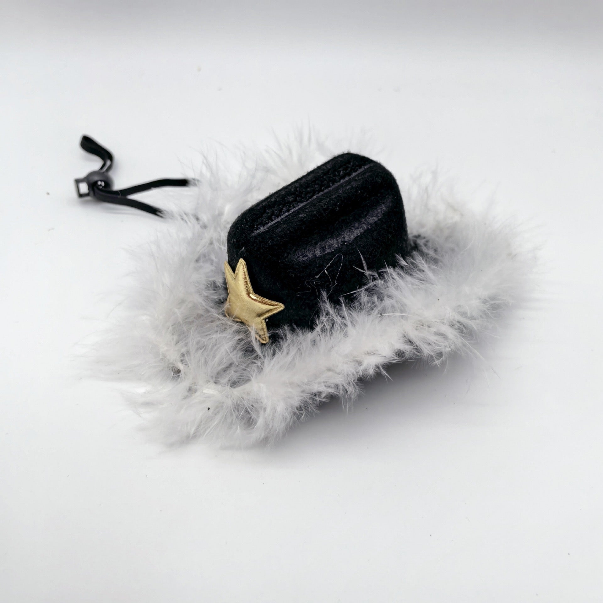 Cowboy Hat Feathered Border Clothing Accessories (NO DOLL) Cute Clothes for Labubu Dress up Unique Style
