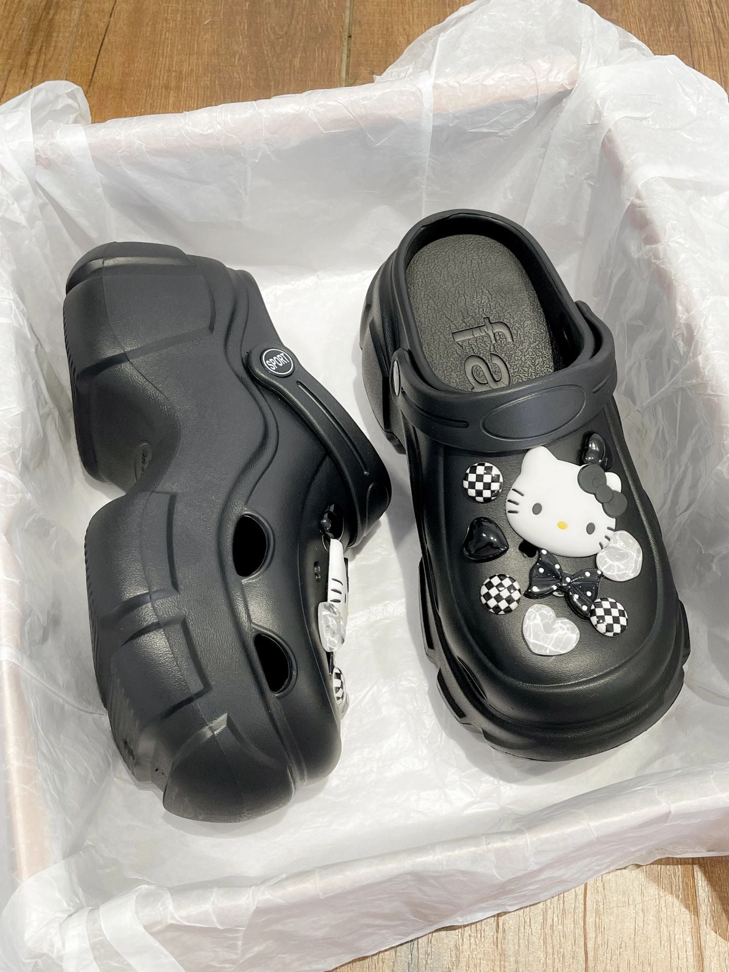 Hellokitty Clogs Platform Shoes Sandal