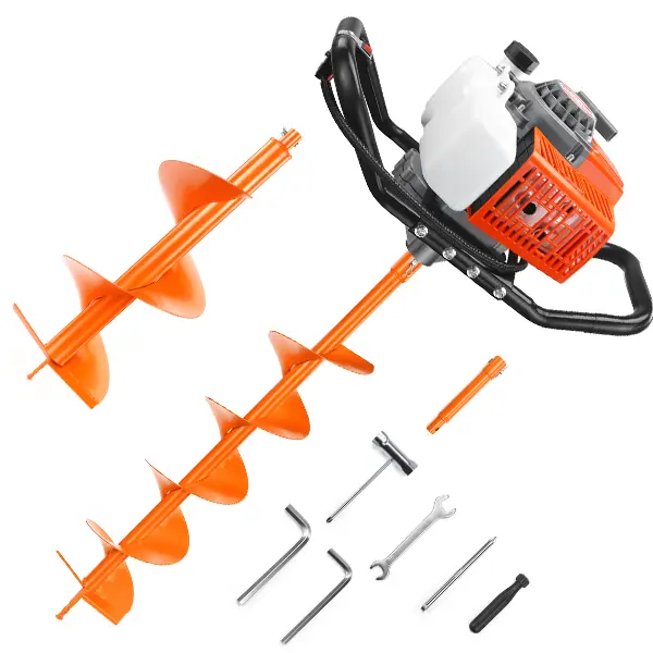 🔥 Special Offer — 72cc Gas-Powered Earth Auger with Drill Bit Options for Fence Posts & Planting 🌱