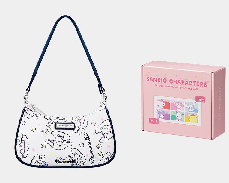 Sanrio Hobo Bag Nylon Shoulder Bags Top Handle Purse（gift box packaging）