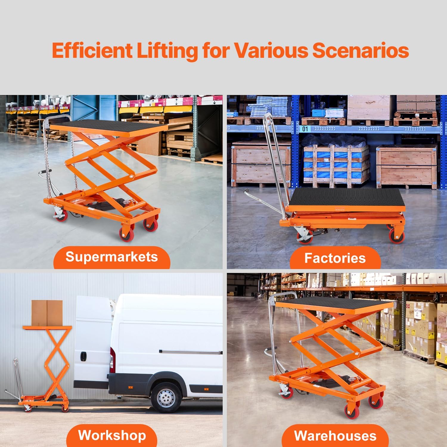 ⚡️Clearance sale Today Only — Hydraulic Lift Table Cart