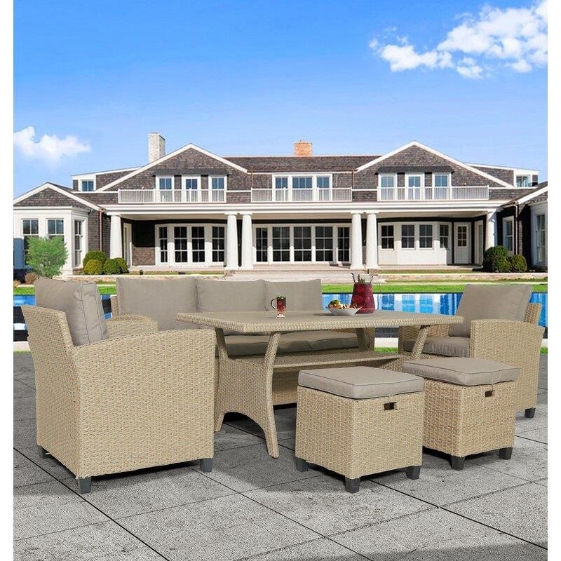 Gorizia 7 - Person Seating Group with Cushions