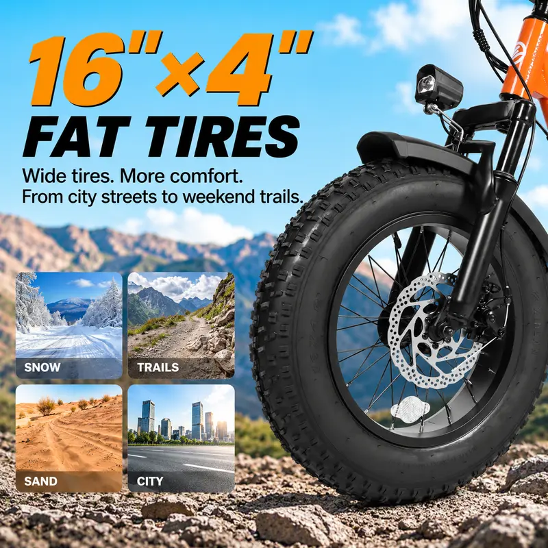 🔥Last Chance Sale🔥V101 1500W Fat Tire Electric Bike